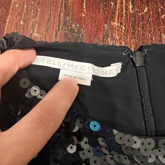 Stella McCartney Sequin and Mesh Mini Dress - Picture 5 of 12